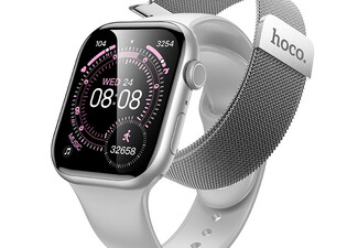 Nexus Pulse IPX6 Waterproof Smartwatch iOS Android Silver