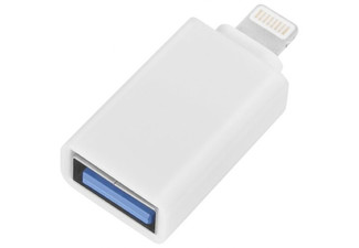 Eight-Pin Male To Female USB 3.0 OTG Adapter Compatible with iPad & iPhone