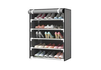 Six-Tier Standing Shoe Cabinet