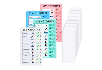 Four-Piece Chores Checklist Board