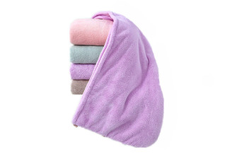 Microfibre Hair Wrap - Available in Five Colours & Option for Two-Piece