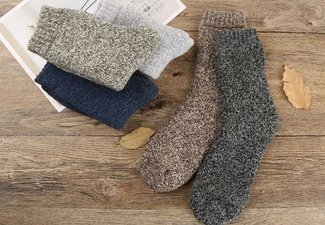 Five-Pair Men's Winter Warm Socks