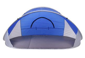 Mountview Pop-Up Four-Person Beach Tent Shelter - Two Colours Available