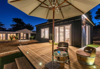 Two-Night Stay for Two People in a Self-Contained Luxury Chalet on Waiheke Island incl. Parking, WIFI, Use of Sauna, Luxury Cabana, $50 off Rental Car Hire & Savings on Return Ferry Passes - Option for Three & Four Night Stays - Valid May 1st 2025