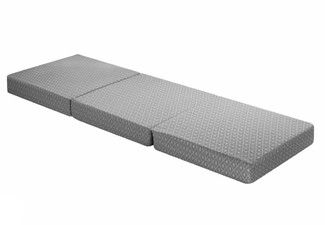 Single Foam Trifold Mattress with Removable Cover - Three Options Available