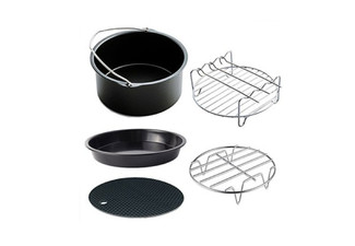 Five Piece Air Fryer Accessories Set - Option for One or Two Sets
