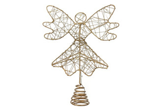 Santa's Helper Christmas Tree Angel Topper