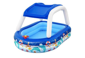 Bestway Kids Sea Captain Float with Canopy Sunshade