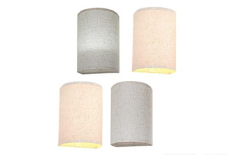 Two-Piece Battery Operated Dimmable Wall Sconces Set - Two Styles Available