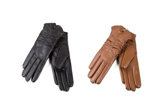 Ozwear Ugg Ladies Ruched Gloves - Two Colours & Four Sizes Available