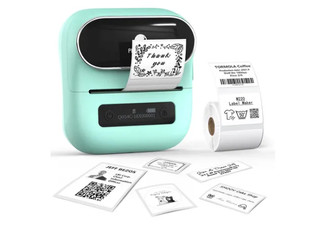 Phomemo M220 Portable Sticker Label Maker with One-Roll Label - Three Colours Available