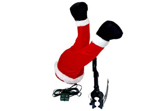 Automatic Swinging Santa Leg Christmas Tree Decoration