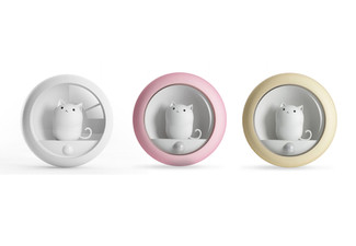 USB Rechargeable Mini Cat Motion Night Light - Three Colours Available