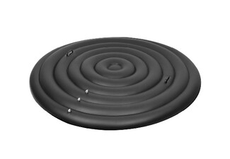 Round Inflatable Hot Tub Cover with Handle - Available in Two Sizes