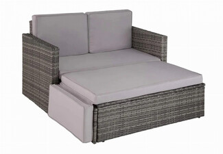 Two-Piece Outdoor PE Rattan Sofa Set