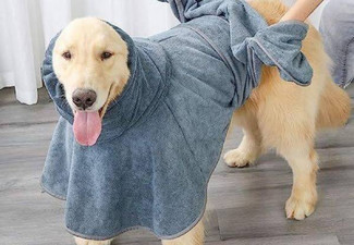 Quick Dry Microfibre Pet Bath Towel - Three Sizes Available