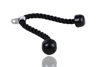 Heavy-Duty 70cm Triceps Rope Cable Machine Attachment
