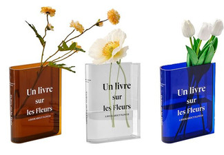 Book Vase - Available in Three Colours & Option for Two-Pack