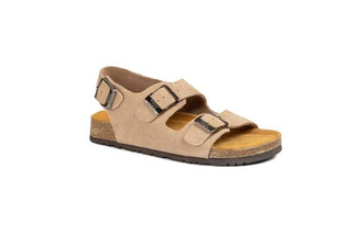 Ugg Aussie Victoria Suede Leather Unisex Buckle Strap Slippers - 10 Sizes Available