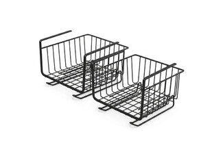 Two-Piece Kitchen Under-Shelf Storage Wire Rack Organiser