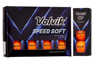 12-Pack Volvik Speed Soft Ball - Available in Five Colours
