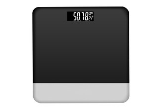 Rechargeable Bathroom Scale with Thermometer