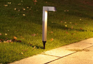 Two-Pack Solar Pathway Lights - Option for Four-Pack