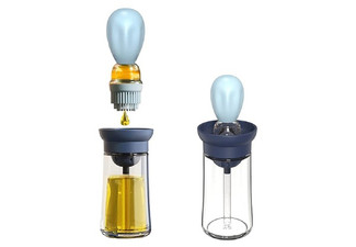 Oil Dispenser Bottle with Silicone Brush - Four Colours Available