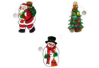 Christmas Window Silhouette Lights - Three Styles & Option for Two-Pack Available