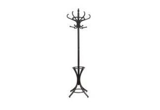 12-Hook Wooden Coat Stand - Two Colours Available