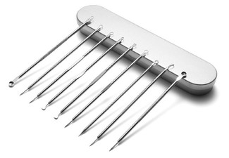Nine-Pack of Acne Blackhead Removal Needles - Two Options Available