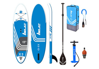 ZRAY X3 X-Rider 12-Foot Inflatable SUP Bundle Incl. Paddle, Pump, Lease & Bag - Elsewhere Pricing $649.99