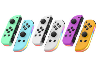 Wireless Controller with RGB Light Compatible with Switch - Five Colours Available