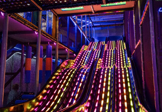 Experience Albany's Newest Indoor Playground with One-Hour Weekday Playground Access & 30-Minute Arcade Card - Options Weekend Entry to Indoor Playground or Inflatable World