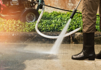 Driveway Waterblasting & Chemical Clean for Areas up to 50sqm