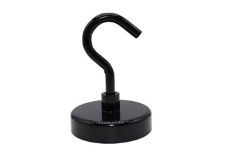 10-Piece Strong Magnetic Hook - Black