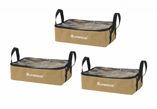 Three-Piece Slimbridge Camping Canvas Storage Bag - Two Colours Available