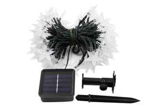 Outdoor LED Solar Decorative Star String Lights - Available in Three Colours & Three Options