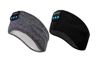 Wireless Bluetooth Sports Headband with Ultra-Thin Stereo Speakers - Two Colours Available