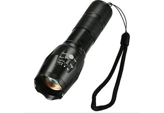 LED Ultra Bright Tactical Flashlight with Adjustable Focus