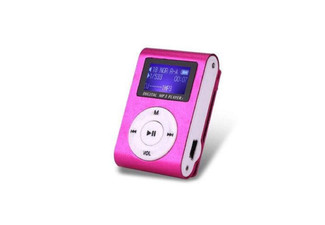 Portable Hot Pink MP3 Player