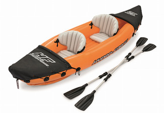 Bestway Inflatable Kayak incl. Hand Pump, Oars & Repair Patch