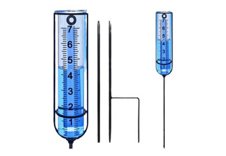 Outdoor Rain Gauge Freeze Proof - Option for Two-Pack