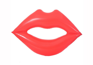 Inflatable Red Lips Pool Float