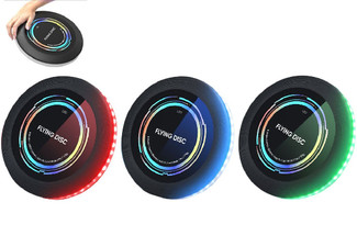 Rechargeable LED Flying Disc - Three Colours Available