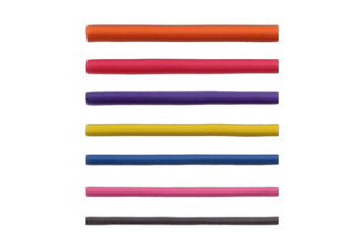 10-Piece Heatless Hair Curler Rods - Available in Seven Sizes