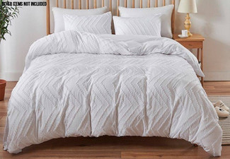 Elisa Gentle Breeze Washed Duvet Cover Set - Three Sizes Available