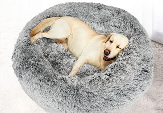 PaWz Pet Donut Soft Warm Memory Foam Bed - Available in Two Colours & Three Sizes