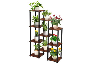 Ten-Shelves Plant Stand
