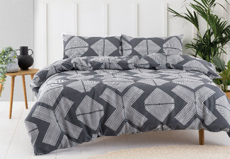 Aspen Duvet Cover Incl. Pillowcase - Available in Two Colours & Two Sizes